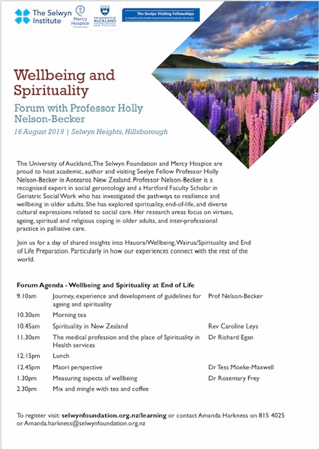 Wellbeing and Spirituality Forum